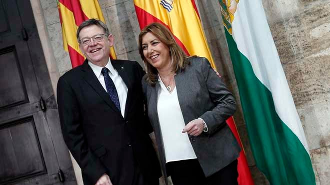 Susana Díaz: «Habrá momento de hablar del PSOE y no duden de que hablaré»