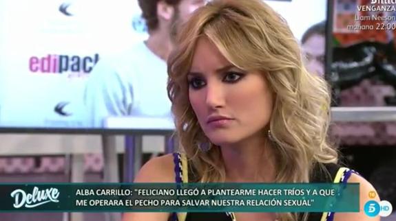 Desvelan lo que cobró Alba Carrillo por su entrevista en 'Sálvame Deluxe'