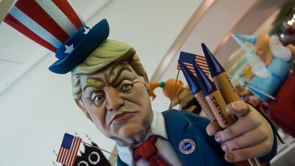 Fallas 2017 | Donald Trump, protagonista de los monumentos falleros