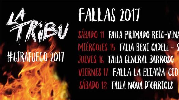 La Tribu hará arder estas Fallas con el mejor pop rock