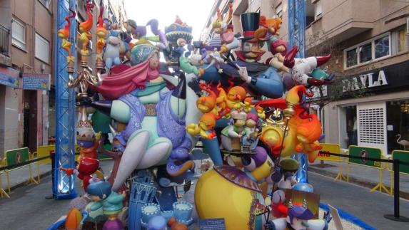 Monumento infantil de la Falla Gayano Lluch - Marco Merenciano 2017.