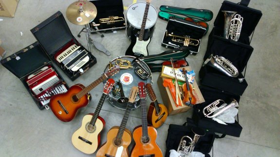 Algunos de los instrumentos recogidos. :: lp