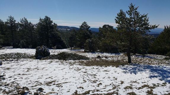 Nieve en el Rincón de Ademuz.