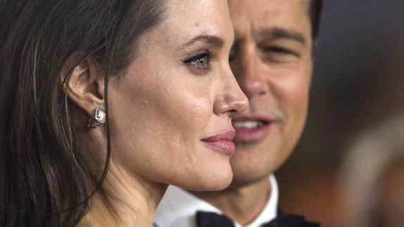 Angelina Jolie y Brad Pitt en una imagen de archivo.