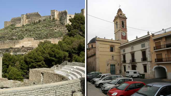 Sagunto (izquierda); Alberic (derecha).