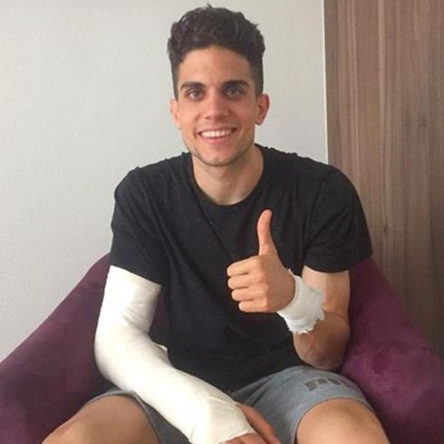 El central español del Borussia de Dortmund, Marc Bartra.