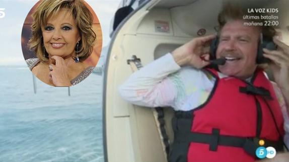 La razón por la que Bigote Arrocet no nombró a María Teresa Campos al saltar del helicóptero