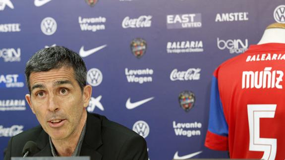 Juan ramón López Muñiz, entrenador del Levante UD.