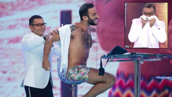 Jorge Javier Vázquez y Eliad Cohen, calentón en directo en 'Supervivientes'