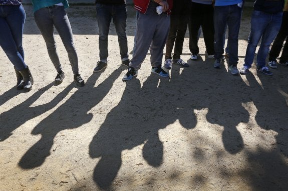 Menores, en un centro educativo. :: efe