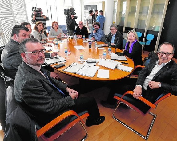 Los miembros del Consejo Rector de CVMC. :: JESÚS SIGNES