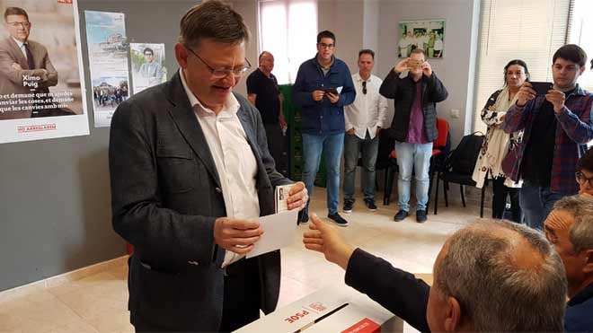 Ximo Puig: «Mañana habrá un PSOE unido»