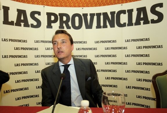 Quico Catalán, ayer durante su comparecencia en Aula LP. :: irene marsilla