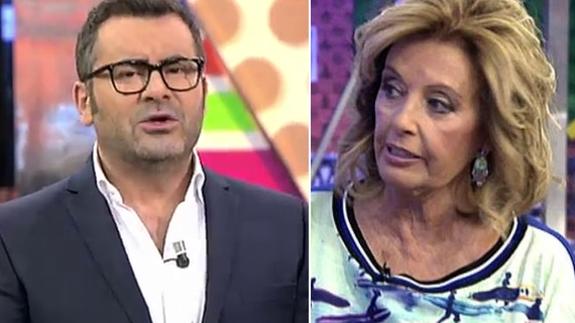 María Teresa Campos regaña a Jorge Javier Vázquez en directo