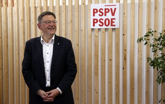 El secretario general del PSPV, Ximo Puig. :: efe/kai Försterling