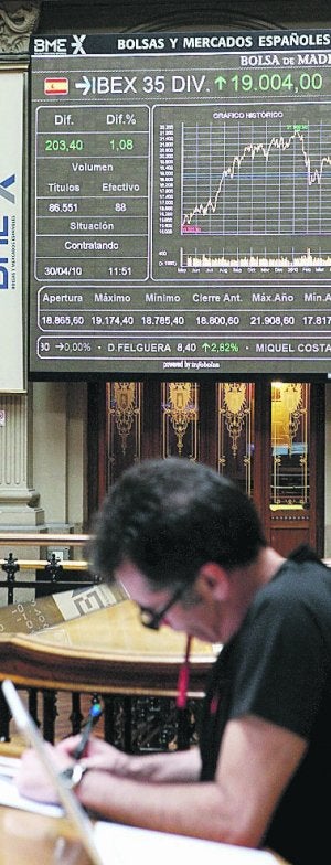El contagio griego hunde la Bolsa española