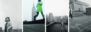Secuencia de imágenes de la fotógrafa alemana Barbara Probst, tomadas en 2003 en la 7ª Avenida de Nueva York.