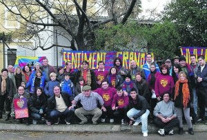 Los componentes de la peña suecana del Levante. ::
LP