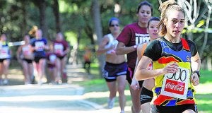 Algunas de las participantes en la prueba femenina. ::                             IRENE MARSILLA