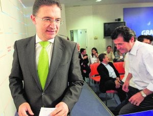 Castellano y Císcar antes de llegar Fabra. / Juan José Monzó