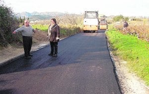 Pavimentan el camí Pou del Cementeri