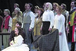 Representación de 'Los miserables en Broadway./ AP PHOTO