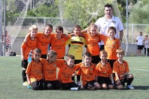 El CF Base Gandia A queda tercero en el Torneo Fira i Festes tras vencer al Dénia