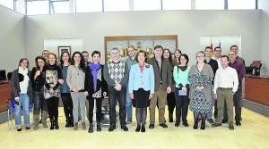 La alcaldesa de Carlet, María Ángeles Crespo, ha estado presente en las jornadas. ::
LP
