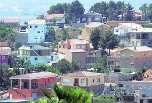 Vista general de la urbanización Los Lagos de Alginet. ::                             LP