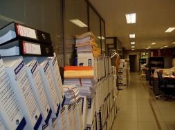 El papel colapsa la Ciudad de la Justicia de Valencia