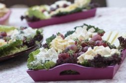 Los aperitivos de Molí Nou deslumbraron por su colorido y sabor.