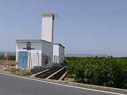 Instalaciones del pozo Sants de la Pedra, de Albalat dels Sorells.