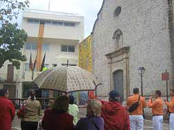 Bajada de la Senyera.