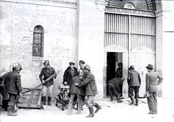 Actividad a la entrada del penal de San Miguel en Valencia, donde se generaron muchos expedientes.