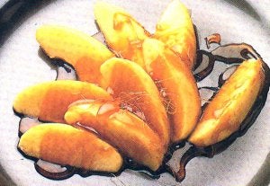 Manzanas acarameladas al calvados