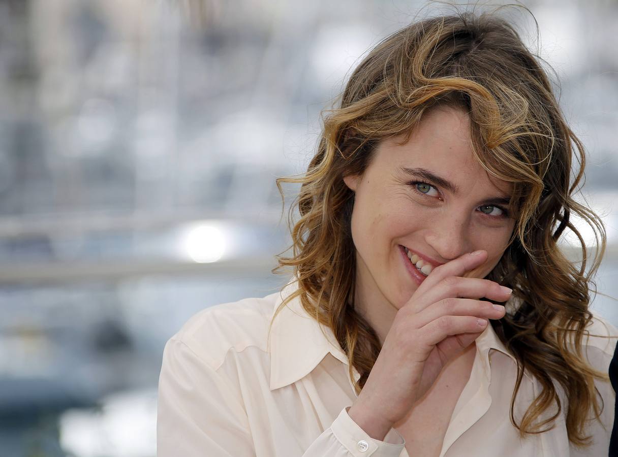 La actriz Adele Haenel durante la presentación de la película "L'homme qu'on aimait trop".