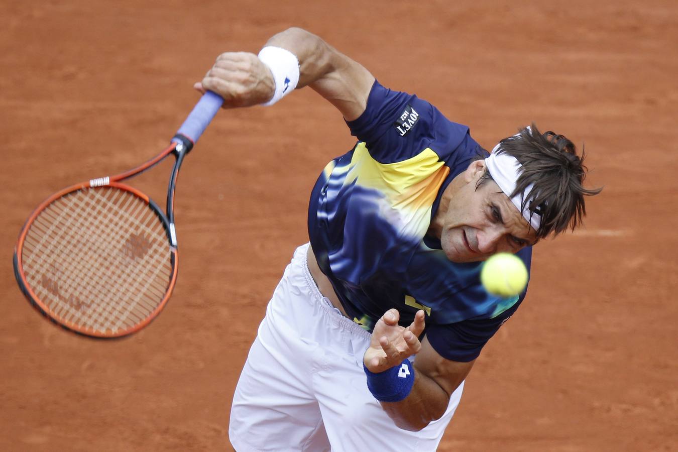 David Ferrer vence a Anderson y accede a cuartos de final en Roland Garros