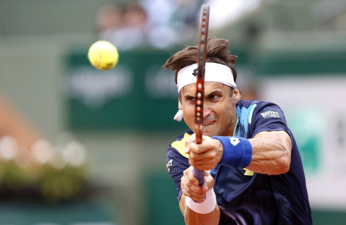 David Ferrer vence a Anderson y accede a cuartos de final en Roland Garros