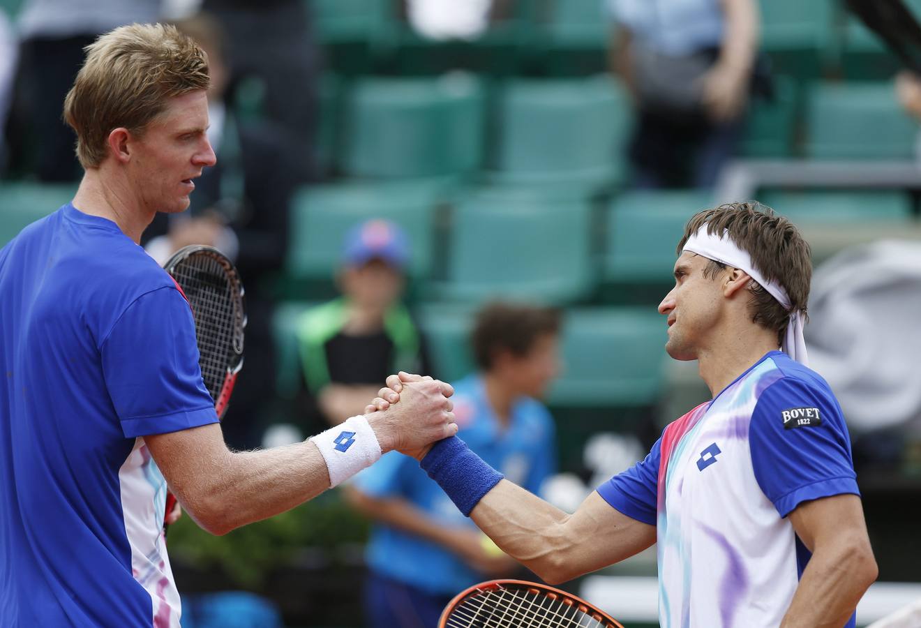 David Ferrer vence a Anderson y accede a cuartos de final en Roland Garros