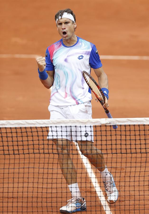 David Ferrer vence a Anderson y accede a cuartos de final en Roland Garros