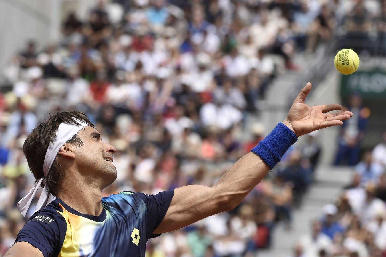 David Ferrer vence a Anderson y accede a cuartos de final en Roland Garros