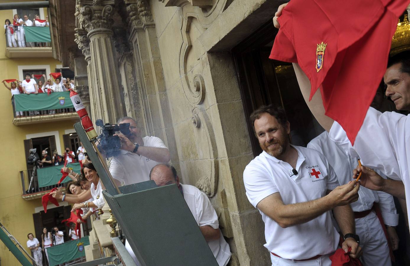 El chupinazo abre las fiestas de San Fermín