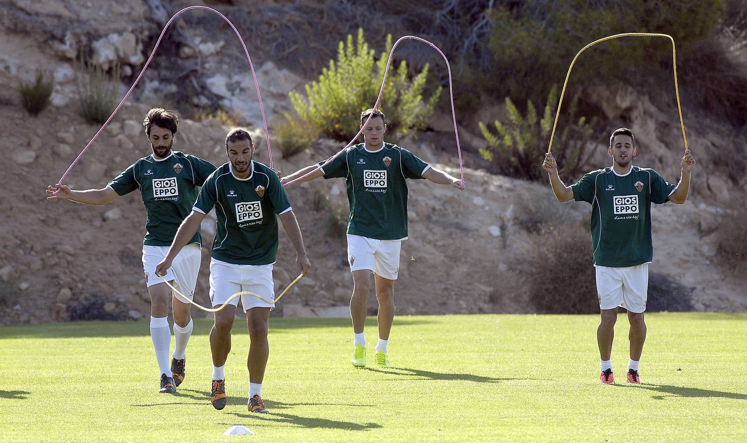 Entrenamiento franjiverde en Campoamor