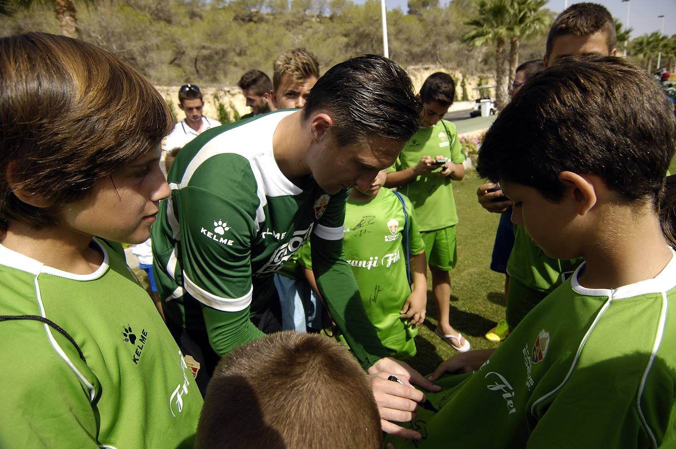 Entrenamiento franjiverde en Campoamor