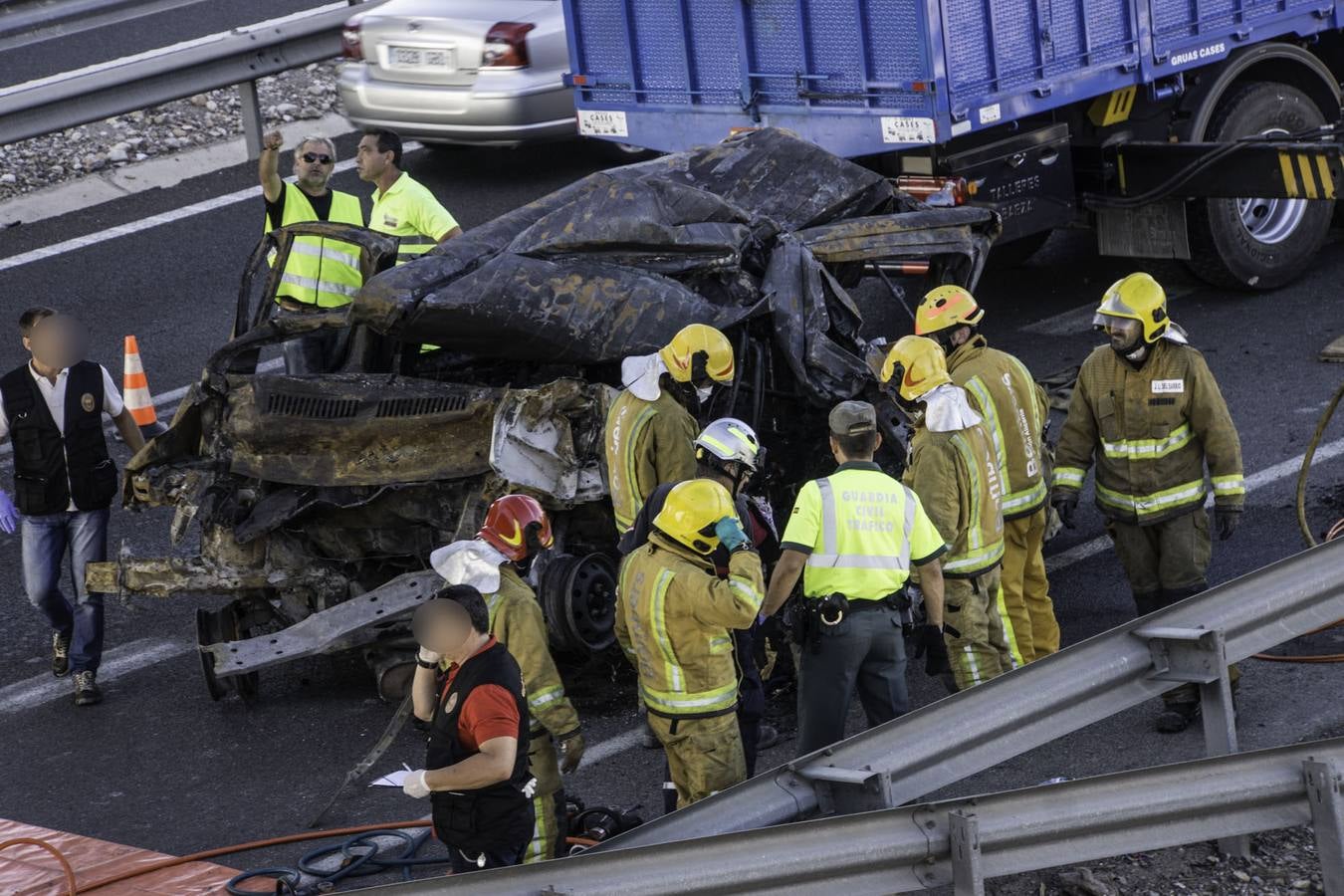 Trágico accidente en la A-7