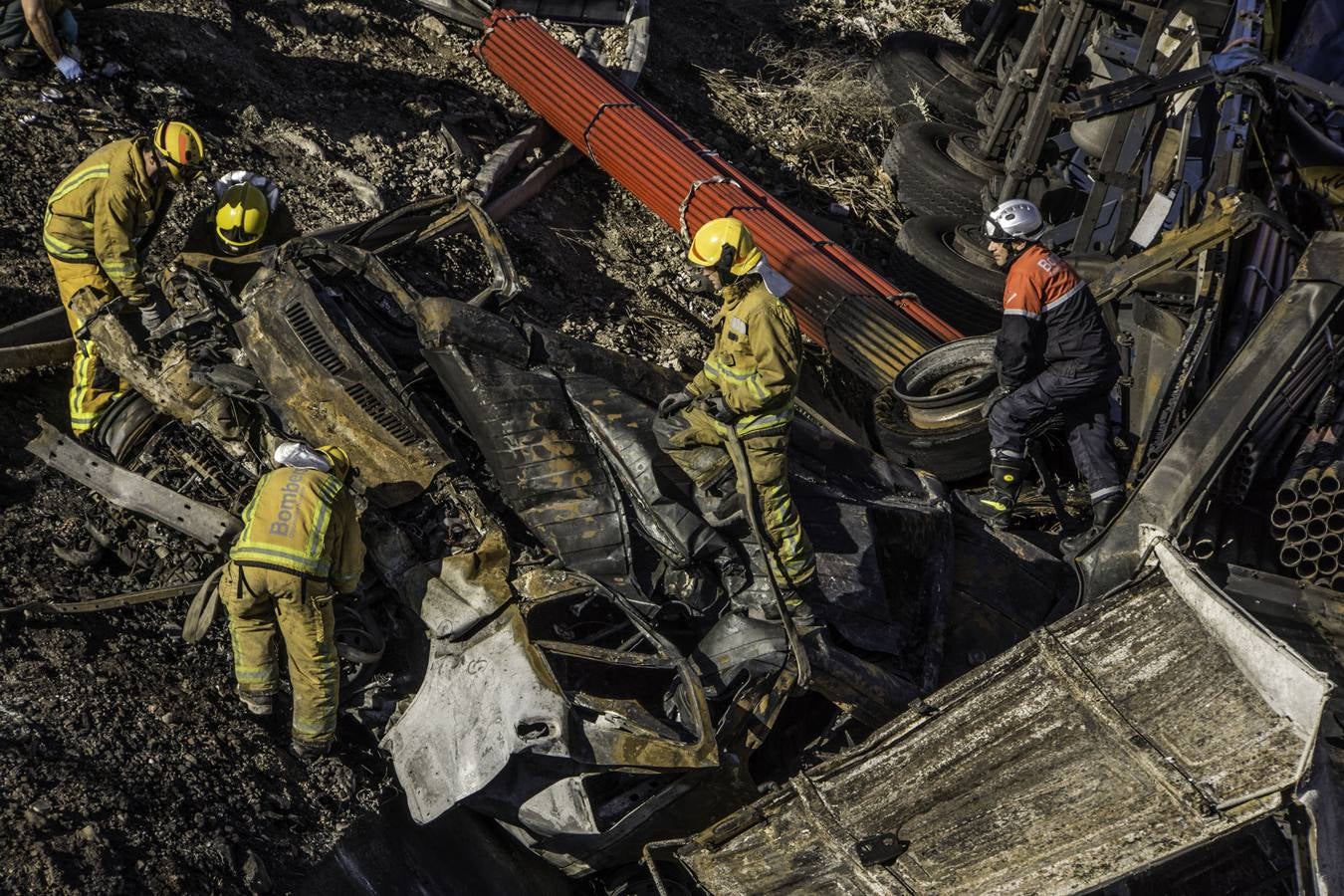 Trágico accidente en la A-7