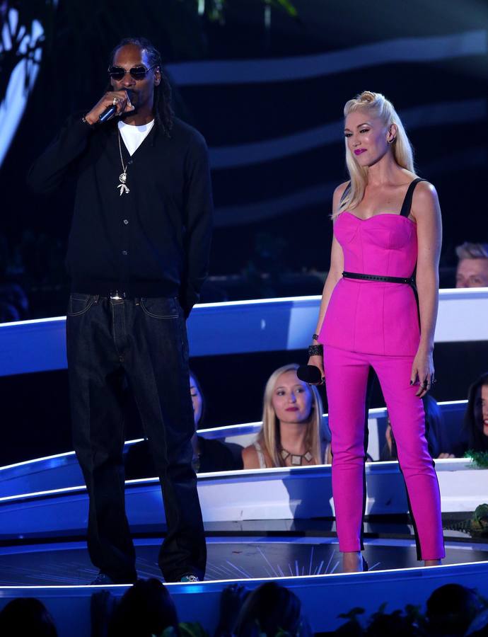 Snoop Dogg y Gwen Stefani, durante la ceremonia.