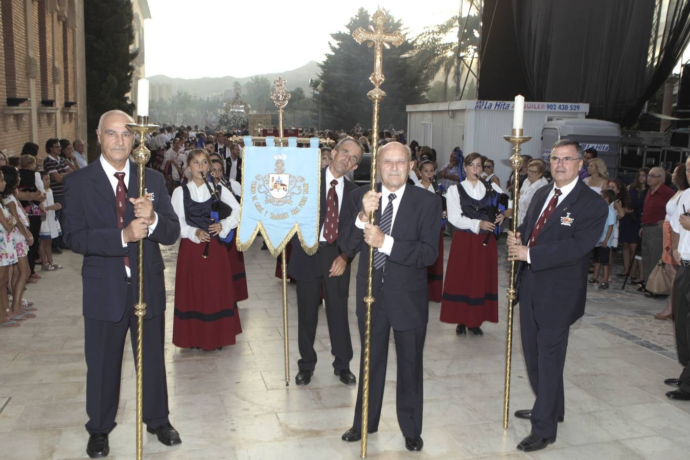 Misa y procesión en honor a la Virgen de Huertas