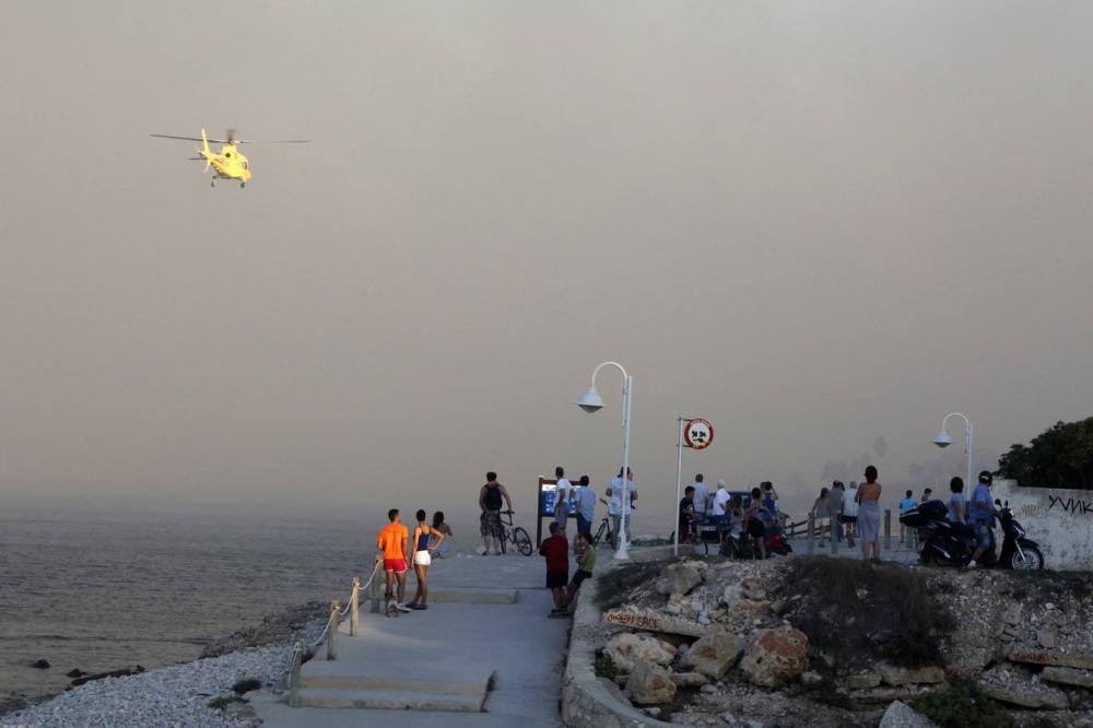 El rastro que ha dejado el incendio en el Montgó