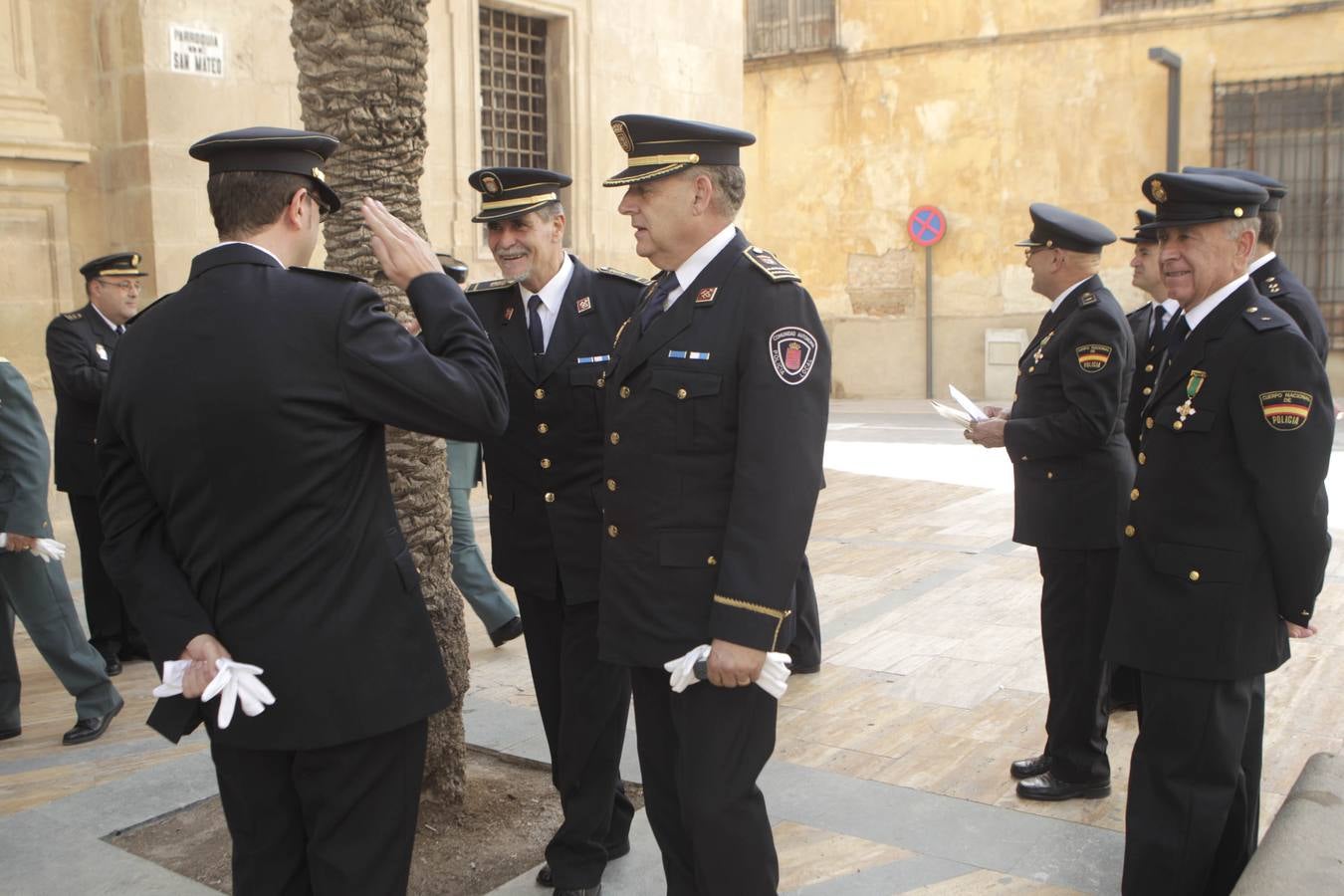 La Policía Nacional celebró el día de sus patronos en Lorca
